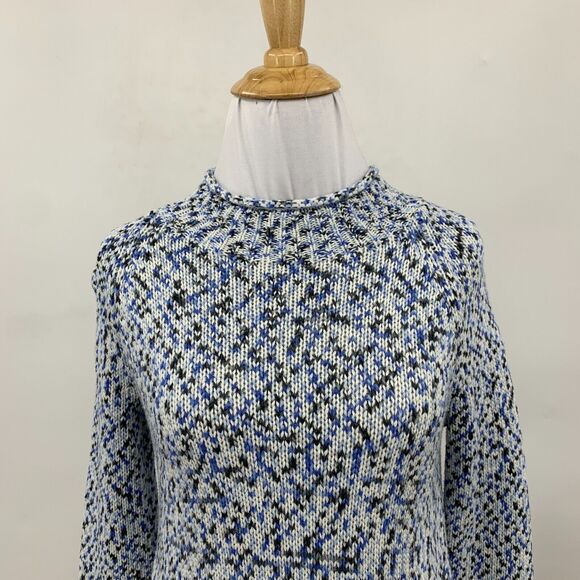 Talbots Marled Knit Heavy Sweater Womens P Petite High Neck Chunky Pullover - Picture 3 of 10